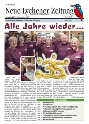 Neue Lychener Zeitung, Ausgabe 237